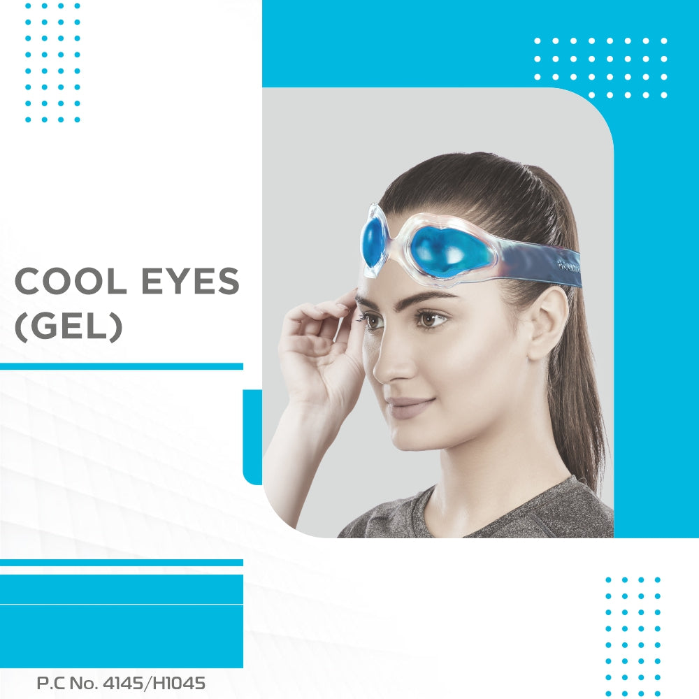 Cool Eyes (Gel) | Eye Relaxing Mask to  Provide Relief from Pain & Dark Circles around the Eyes (Blue)