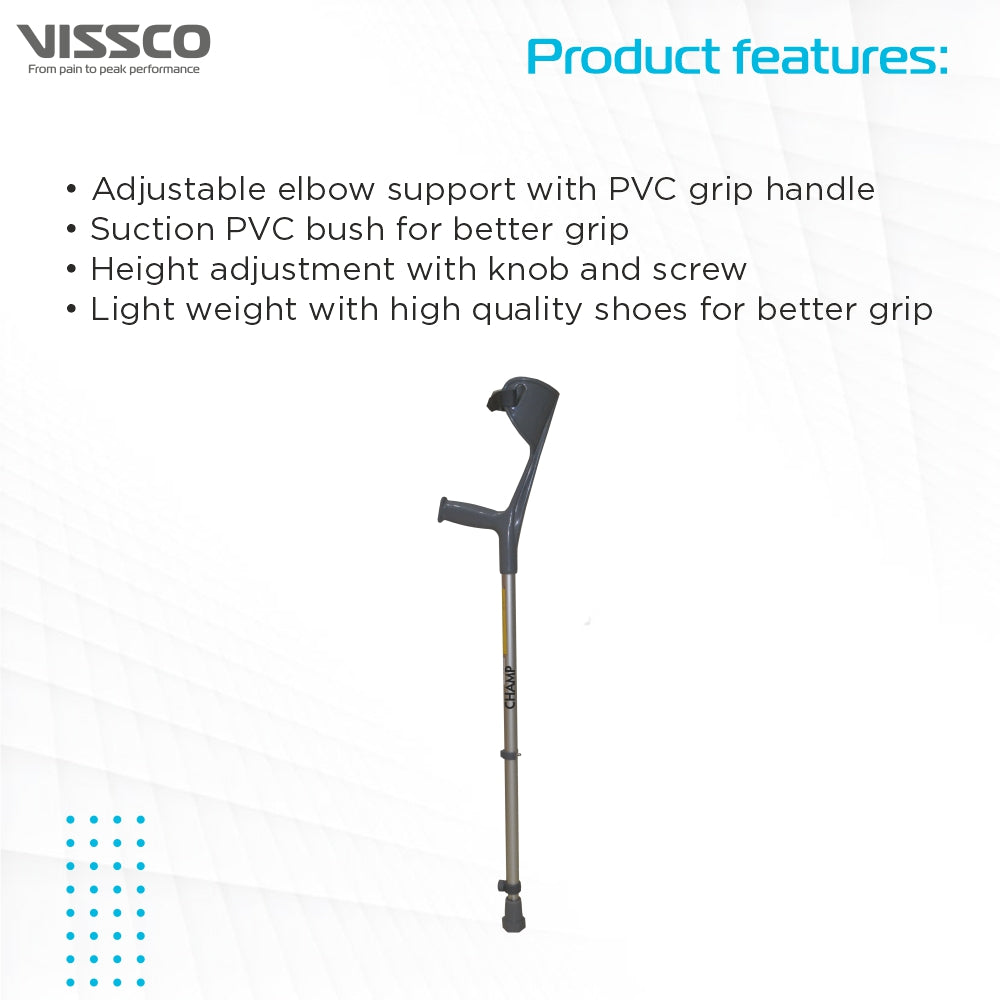 Vissco Champ Max Pediatric Elbow Crutch - Pair
