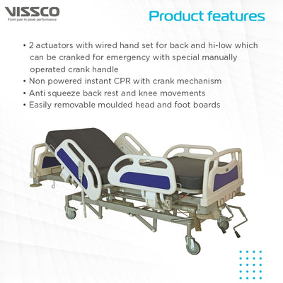Relax - Semi Electric Bed with Accessories