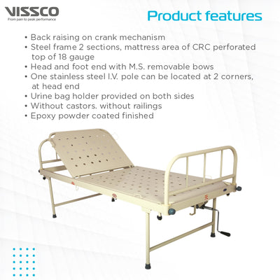 Basic Care Bed with Backrest