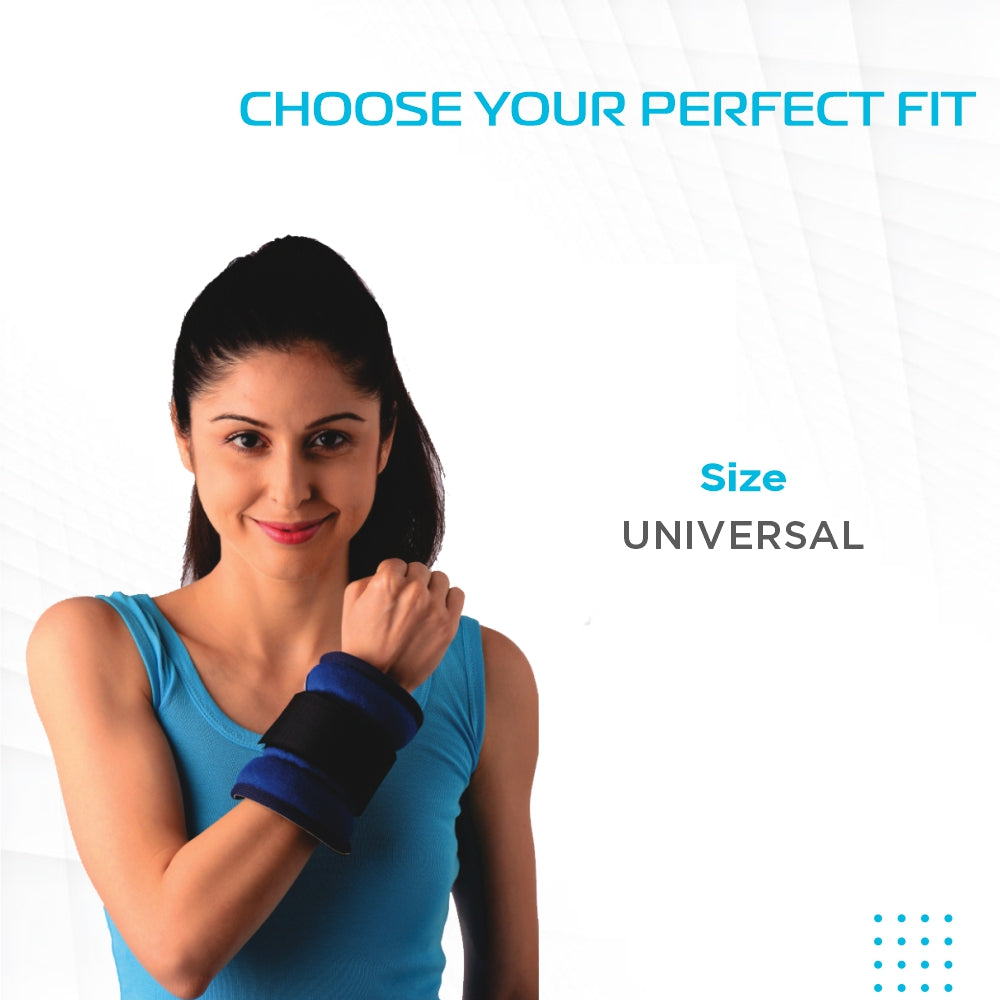 Vissco 1/2 Kg Weight Cuff, Wrist or Ankle For Jogging-Aerobics-Toning-Cardio-Glutes-Rehabilitation - Cycling - Exercise - Home Gym - Fitness Cuff Ideal For Men and Women - Universal (Blue) - Vissco Rehabilitation 