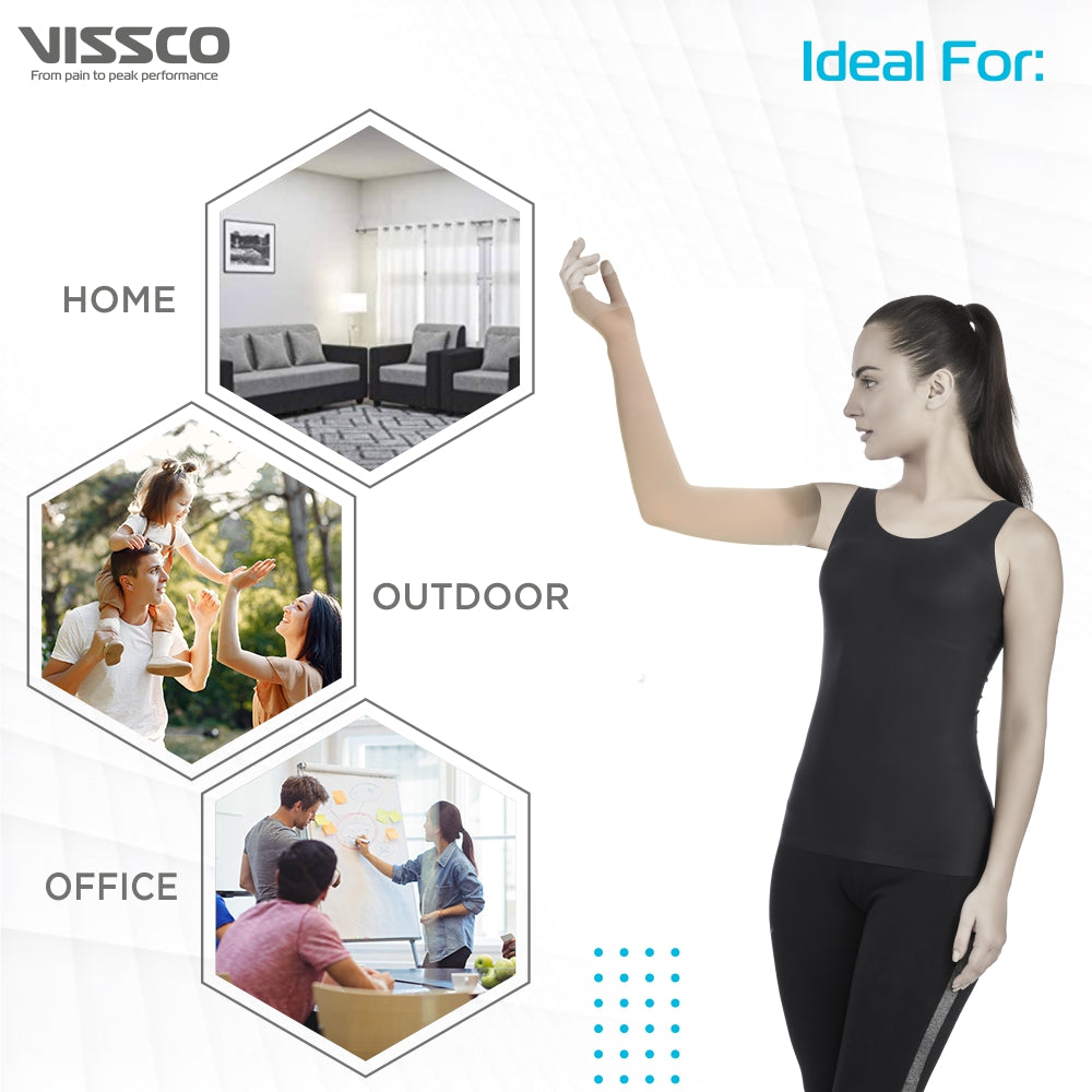 Vissco Lymphoedema Compression Arm Sleeve - Class II (23-32 mmHg)