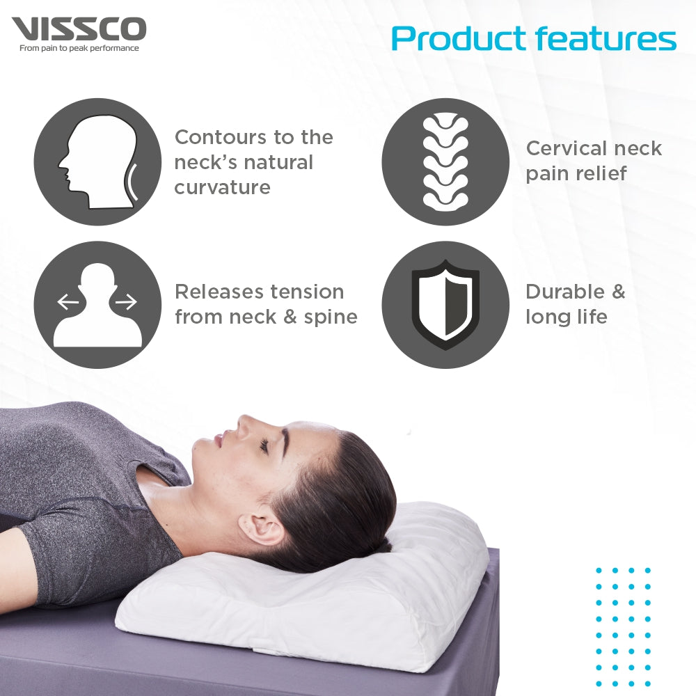 Vissco Cervical Pillow - Contoured
