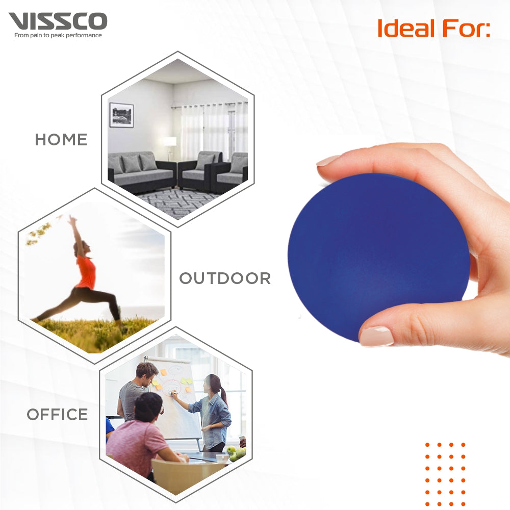 Flexiball | Stress Reliever/Buster Ball | Ideal to Exercise Muscles of the Finger |  Wrist and forearm - Vissco Next