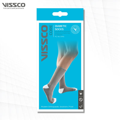 Diabetic Socks |Comfortable to Minimize Pressure on Legs and Feet | Prevent Skin Abrasion &  Blisters (Grey)