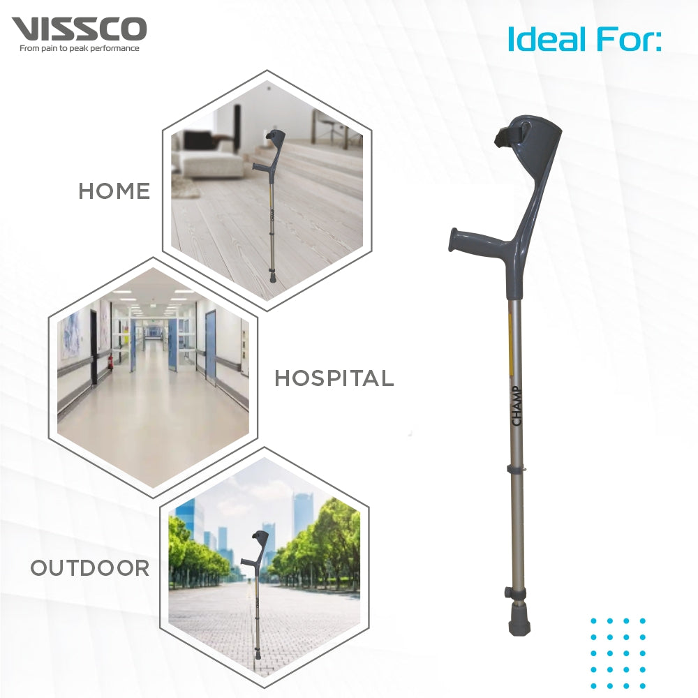 Vissco Champ Max Pediatric Elbow Crutch - Pair