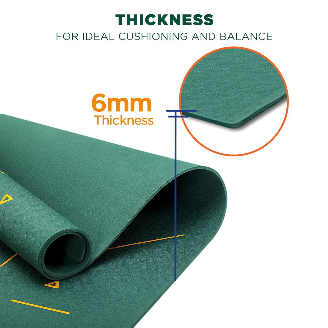 Vissco Liv Alignment Yoga Mat