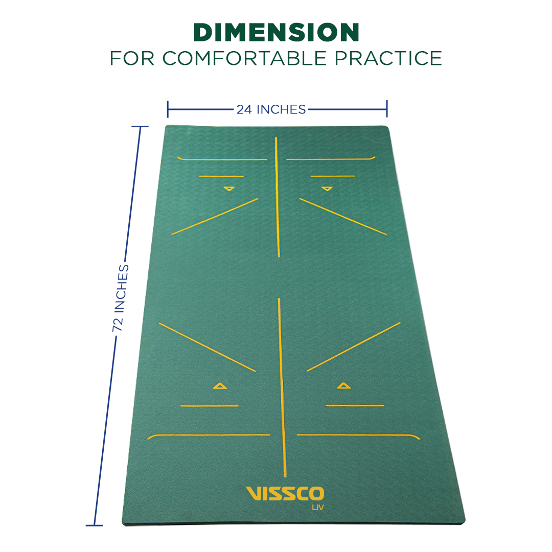 Vissco Liv Alignment Yoga Mat