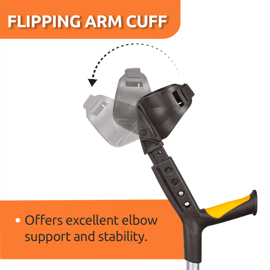 Vissco Astra Plus Elbow Crutch - Single | Aluminum