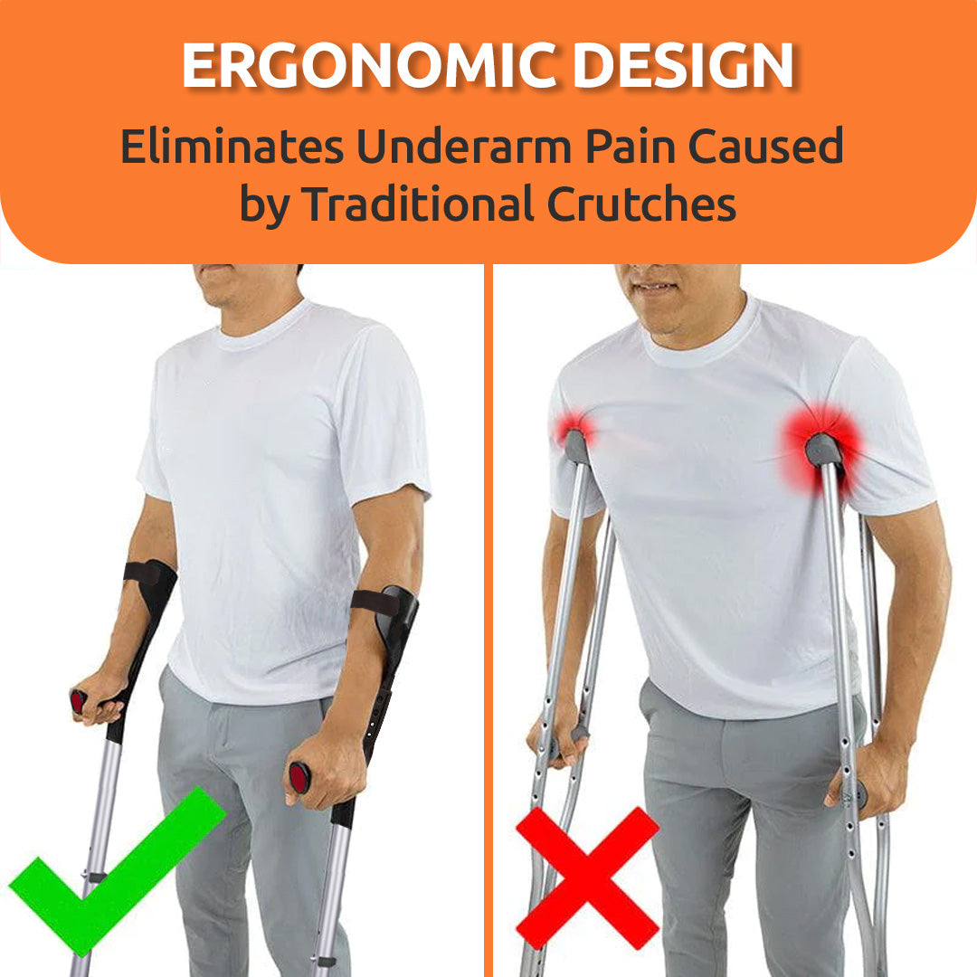 Vissco Astra Plus Elbow Crutch - Single | Aluminum