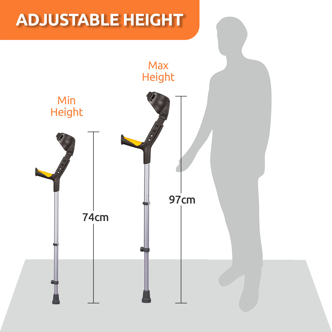 Vissco Astra Plus Elbow Crutch - Single | Aluminum